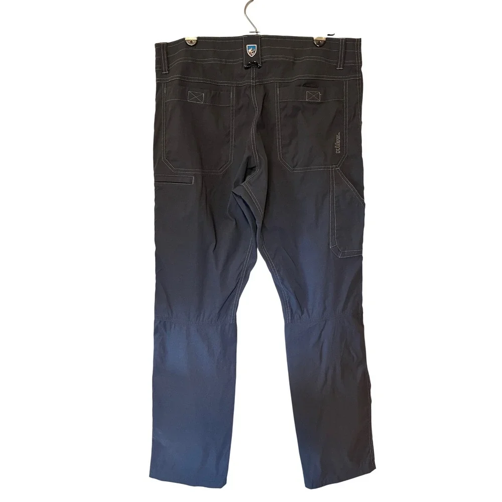 Kuhl Mens Rydr Performance Utility Pants Grey 34x32 Hiking Gorpcore Workwear - Picture 2 of 8